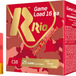 Rio Ammunition RCHV168 Game Load  16Gauge 2.75″ 1 1/8oz 8Shot 25 Per Box/10 Case