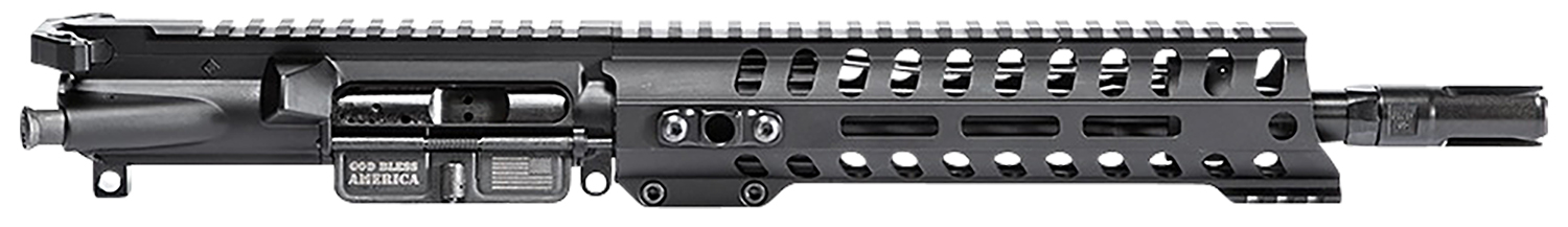 Patriot Ordnance Factory Minuteman Complete Upper 5.56x45mm NATO 10.50″ Black Nitride Barrel Aluminum Black Anodized Receiver 9″ M-LOK Handguard Lo Pro DI Gas Block (Mid Length)