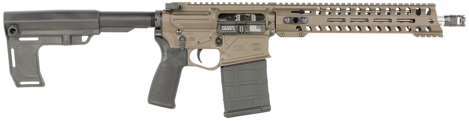 Patriot Ordnance Factory 1741 Rogue 308 Win 20+1 12.50″ Patriot Brown Cerakote