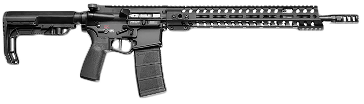 Patriot Ordnance Factory 02039 Renegade + 5.56x45mm NATO 30+1, 13.75″ Steel Threaded Barrel, Black Aluminum Receiver