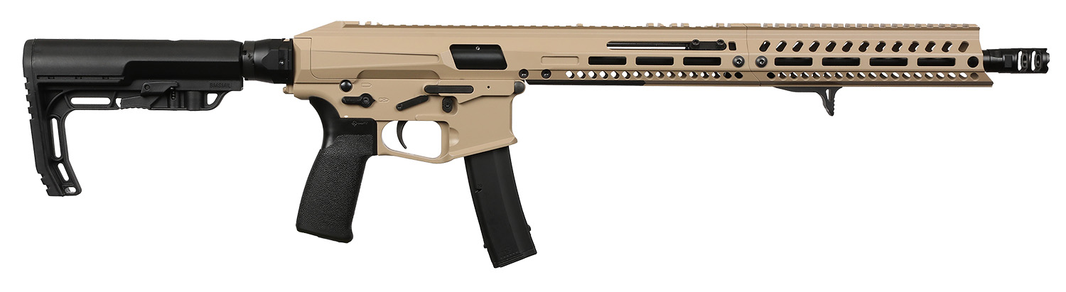 Patriot Ordnance Factory 02062 Phoenix 9mm 10+1 16.50″ Flat Dark Earth Cerakote Picatinny Rail