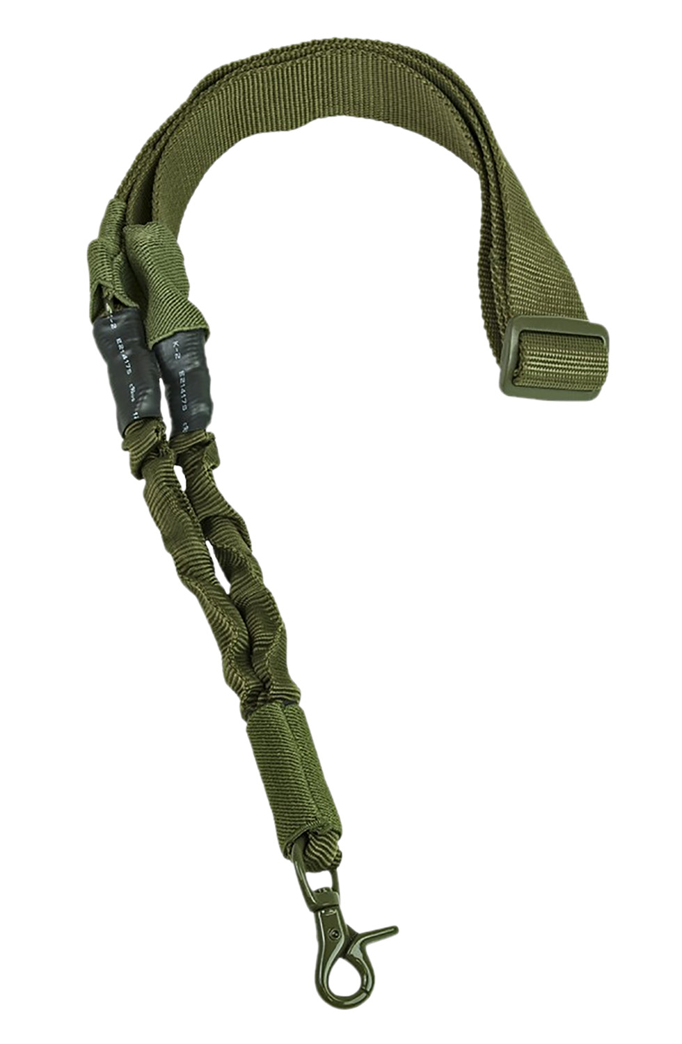NcStar AARS1PG Single Point Sling Green Nylon 44″-60″ OAL Adjustable Bungee