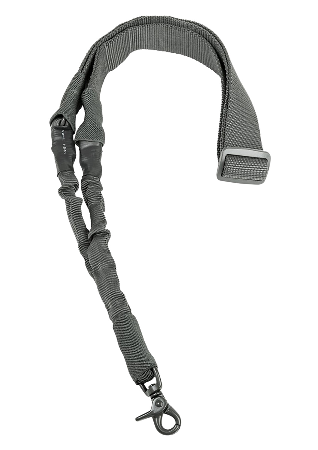 NcStar AARS1PU Single Point Sling Urban Gray Nylon 44″-60″ OAL Adjustable Bungee Rifle