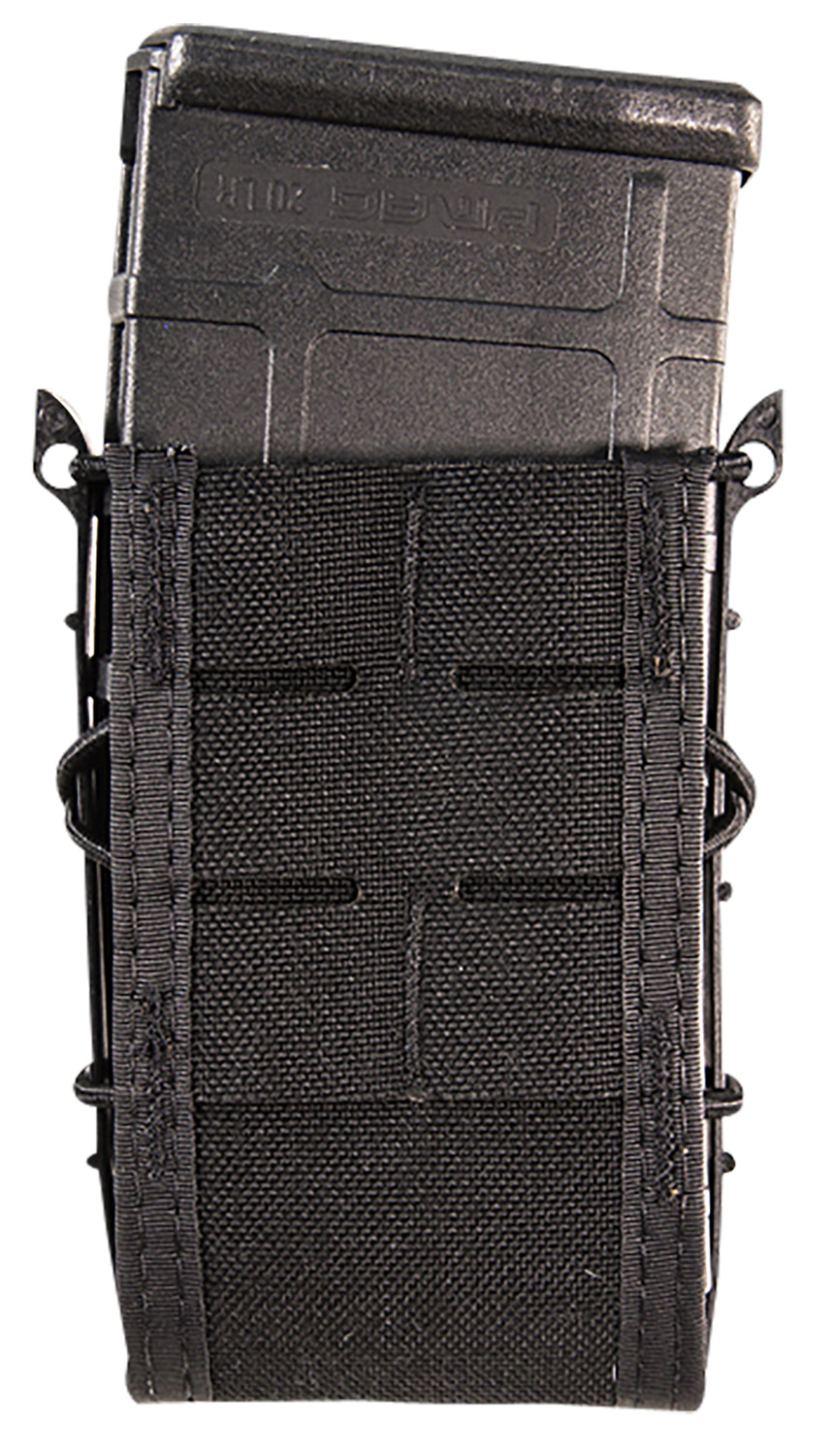 High Speed Gear 41TA00BK TACO Duty Single Rifle Mag Pouch, Black Nylon with MOLLE Exterior, Fits MOLLE & 2″ Belt