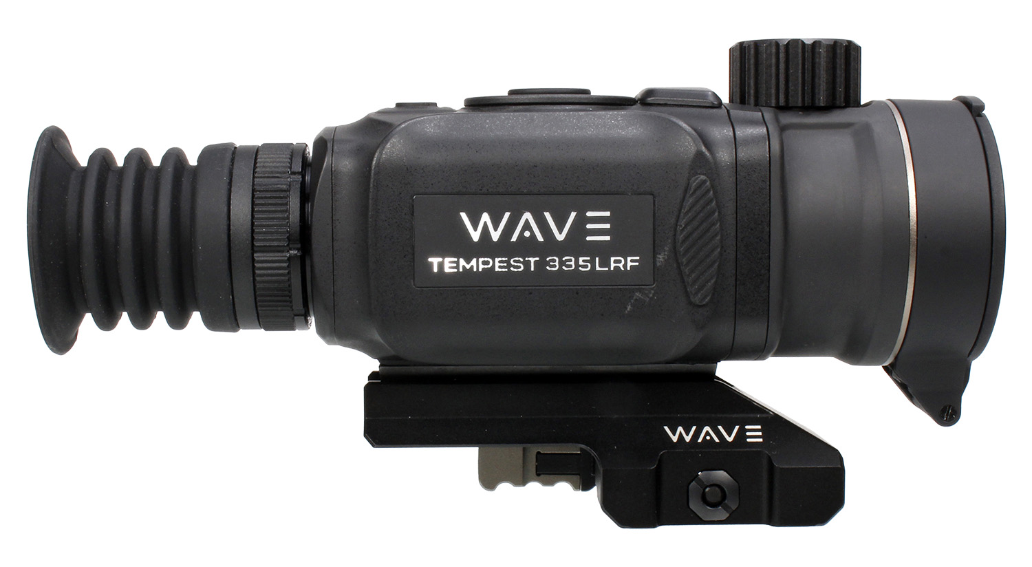 Wave WTS200 Tempest 335 LRF Thermal Black 3.3x35mm Illuminated Multi Reticle 384×288, 12 Microns, 50 Hz Resolution, Digital Zoom 13.2x Rapid/Smooth