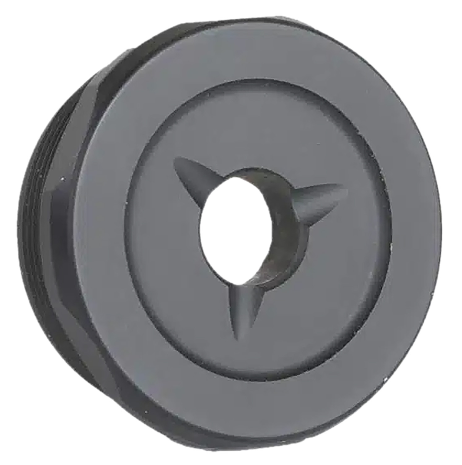 Jk Armament JK155PROEC30 Pro Flash Reducer End Cap 30Cal 1.375″x24 Ti6AL4V Titanium Black