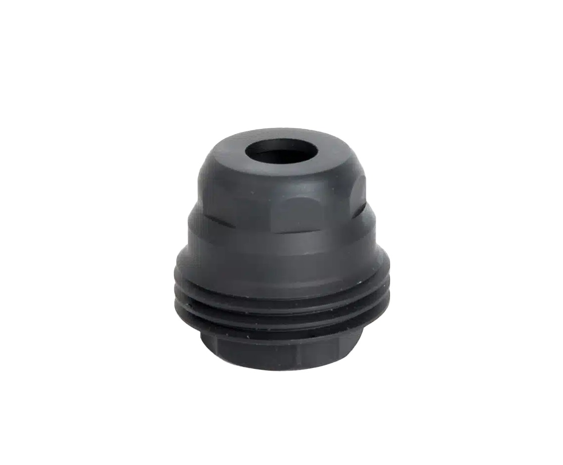 Jk Armament JK-MD-HDM24 Minimalist 45Cal Fits 1″ Long 5/8″x24 Stainless Steel Nitride Black