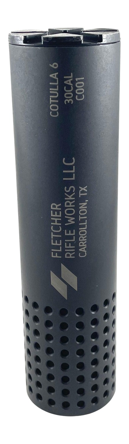 Fletcher Rifle Works COTULLA6BLK Cotulla 6 30Cal Black Stainless Steel 1.375″x24