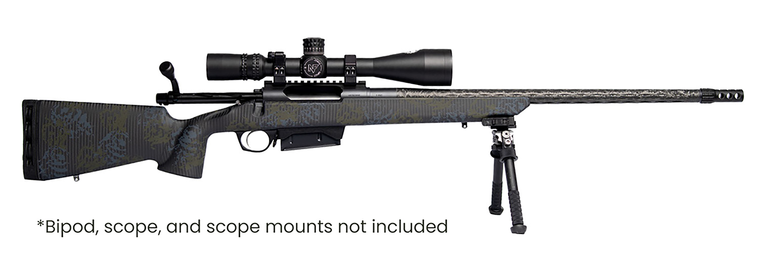 Horizon Firearms RF019C232216C20 Vandal Carbon II 300 PRC 22″ Black Fluted Barrel, Black Drilled & Tapped Receiver, Black Iota EKO X Carbon Fiber Stock