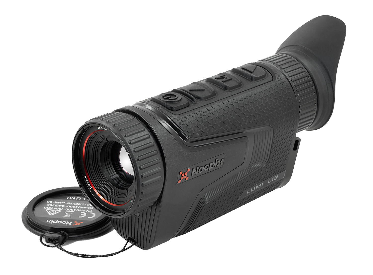 Nocpix LUMI-L19 Lumi L19 Thermal Monocular Black 2x13mm, 384×288 12 Microns 50 Hz Resolution, Zoom Digital 4x