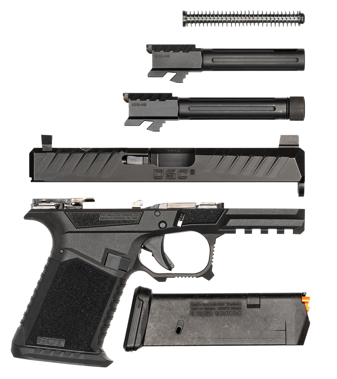 SCT 0230000000 DSC9 9MM 4″ 15+1 BLK