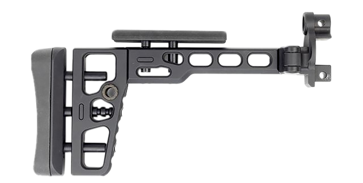 Samson 040616601 S.A.S Folding Stock w/ MP5K End Cap Black Aluminum