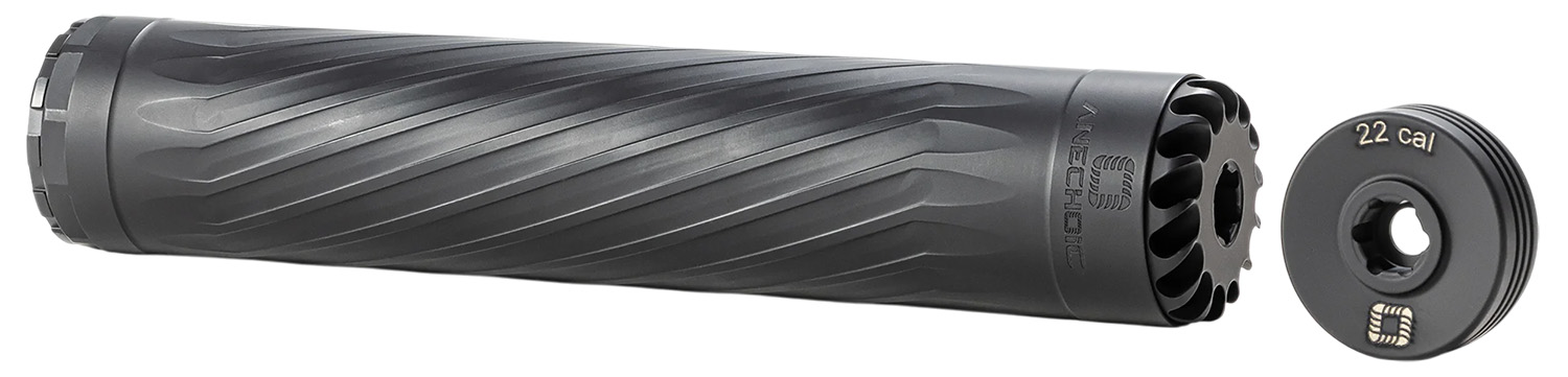 Anechoic X223LB Anechox 223L 223/5.56mm/22-250Rem Black Stainless Steel/Titanium 1 3/8″x24 w/ 1/2″x28 DTA