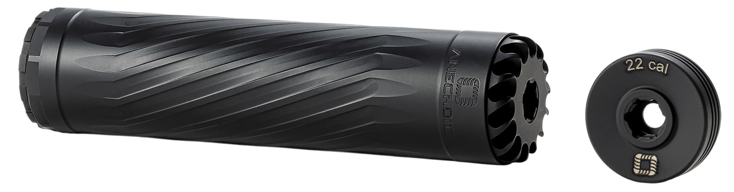 Anechoic X223B Anechox 223 223/5.56mm/22-250Rem Black Stainless Steel/Titanium 1 3/8″x24 w/ 1/2″x28 DTA