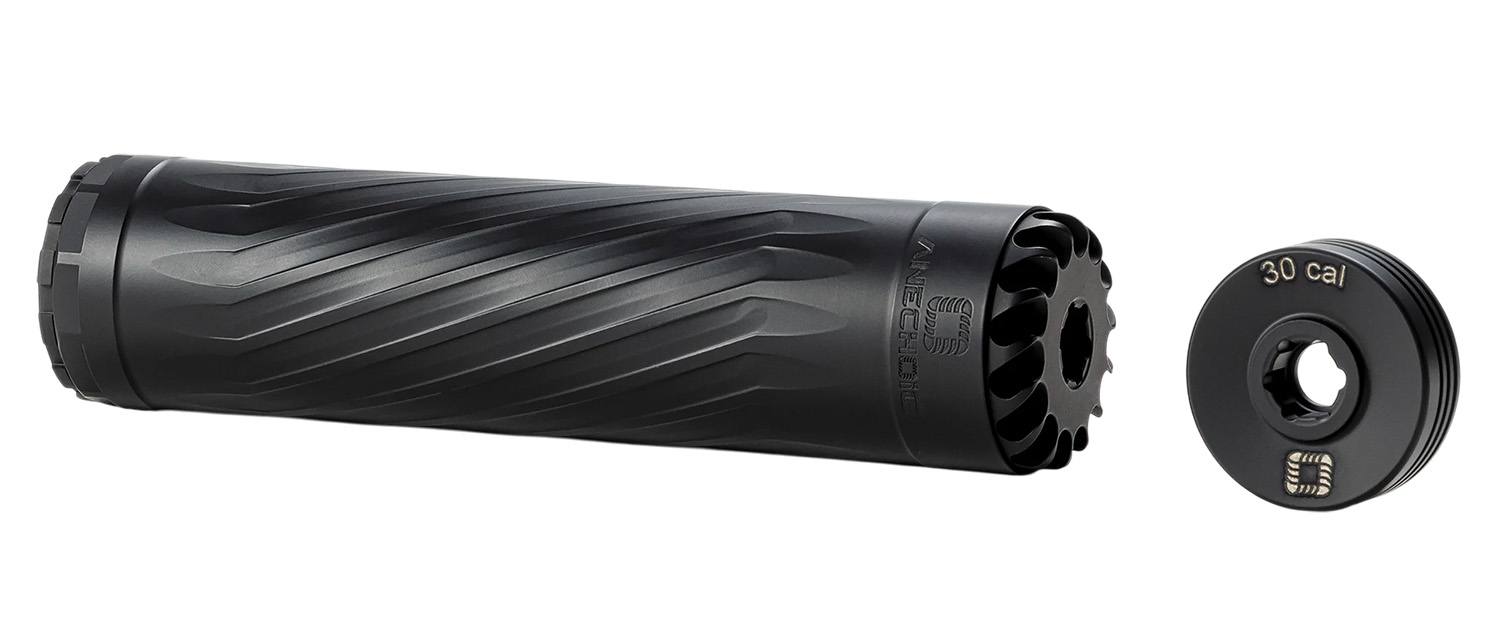 Anechoic X30B Anechox 30 30Cal/7.62mm/300Mag Black Stainless Steel/Titanium 1 3/8″x24 w/ 5/8″x24 DTA