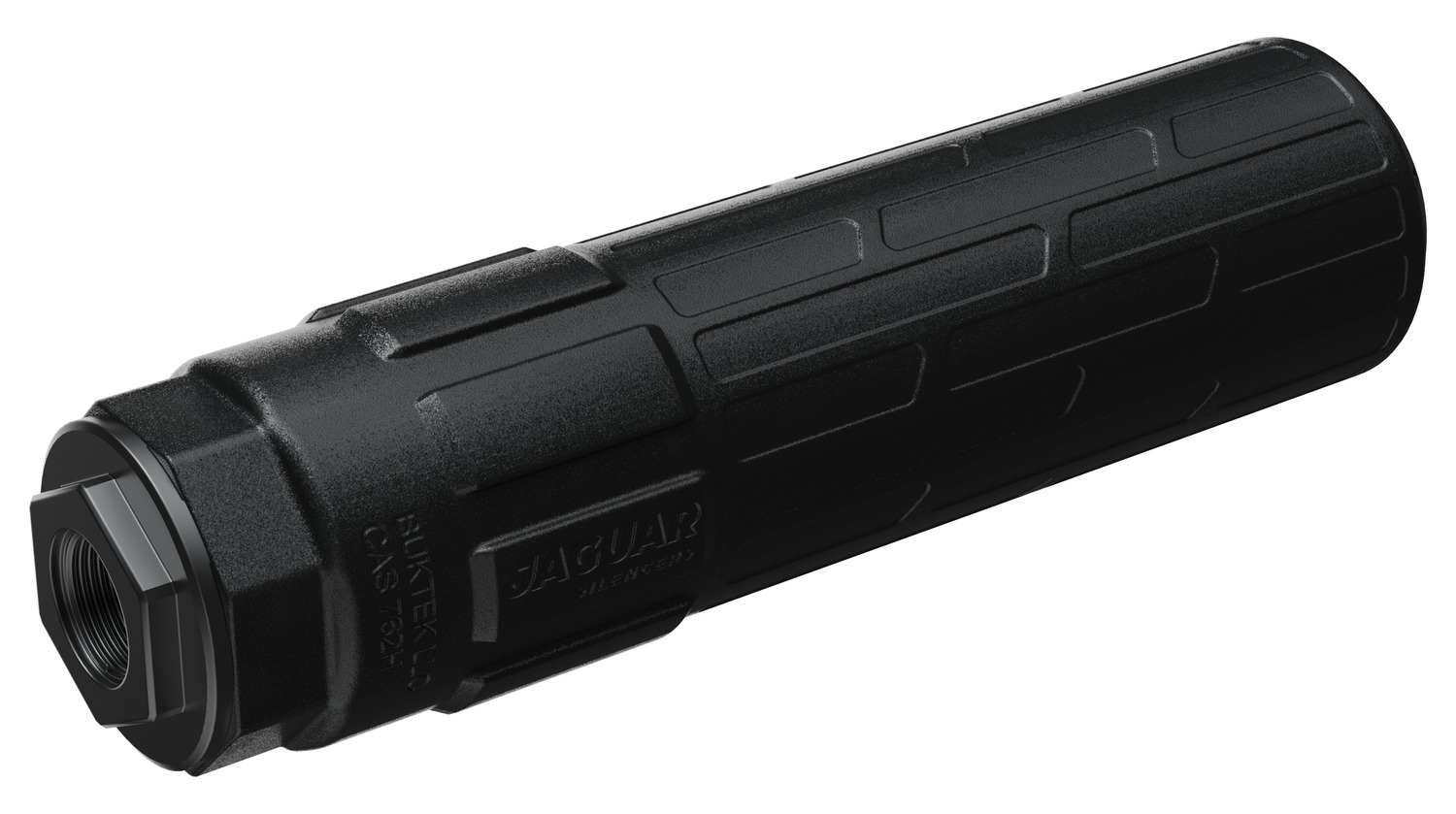 Buktek CAS762H-SB CAS762 Shorty 7.62mm Black Inconel 1 3/8″x24