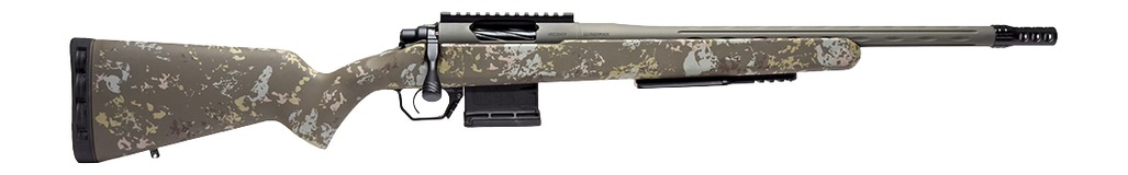 Horizon Firearms HRF-VA2-7PRC-22R Vandal 2 7mm PRC 22″ Mil-Spec OD Green Skip Dash Fluted/Threaded Barrel, Mil-Spec OD Green Receiver w/Picatinny Rail, Arca Rail Forend, Timberline Iota BKS Right Hand