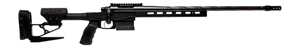 Horizon Firearms HRF-VAD-7PRC-22R Vandal DM 7mm PRC 22″ Black Chrome Spiral Fluted Threaded Barrel, Black Chrome Receiver w/Picatinny Rail, ARCA Rail, Black Anodized XLR Element 4.0 Aluminum Stock, Po