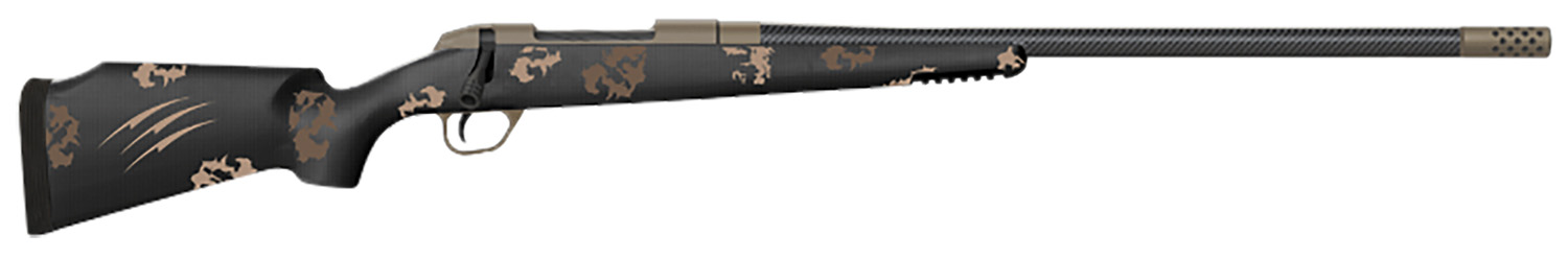 Fierce Firearms FCRG7MMBC20BS Carbon Rage 7mm BC 3+1 20″ Black Cerakote Carbon Fiber Barrel, Black Cerakote Drilled & Tapped Stainless Steel Receiver, Carbon Fiber Stock