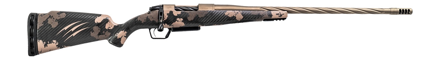 Fierce Firearms ROGSSX308WIN18BRS Twisted Rogue XP 308 Win 3+1 18″ Smoked Bronze Cerakote Spiral Fluted Threaded Stainless Steel Barrel, Drilled & Tapped Receiver, BiPod Rail Forend, Sonora Ambush Cam