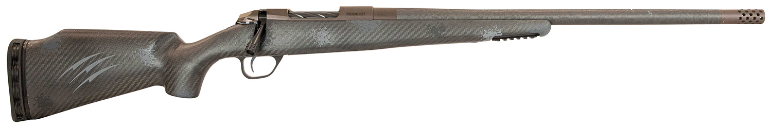 Fierce Firearms FCRG7PRC22TP Carbon Rage Full Size 7mm PRC 3+1 22″ Black C3 Carbon Fiber Barrel, Tungsten Gray Cerakote Steel Receiver, Phantom Camo Fixed Monte Carlo Stock, Right Hand