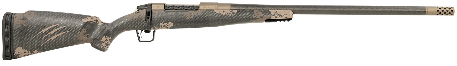 Fierce Firearms ROG7PRC22BRS Carbon Rogue Full Size 7mm PRC 3+1 22″ Hand Lapped/Match Grade Threaded Barrel, Smoked Bronze Cerakote Steel Receiver, Sonora Ambush Camo Fierce Rogue Carbon Fiber Stock