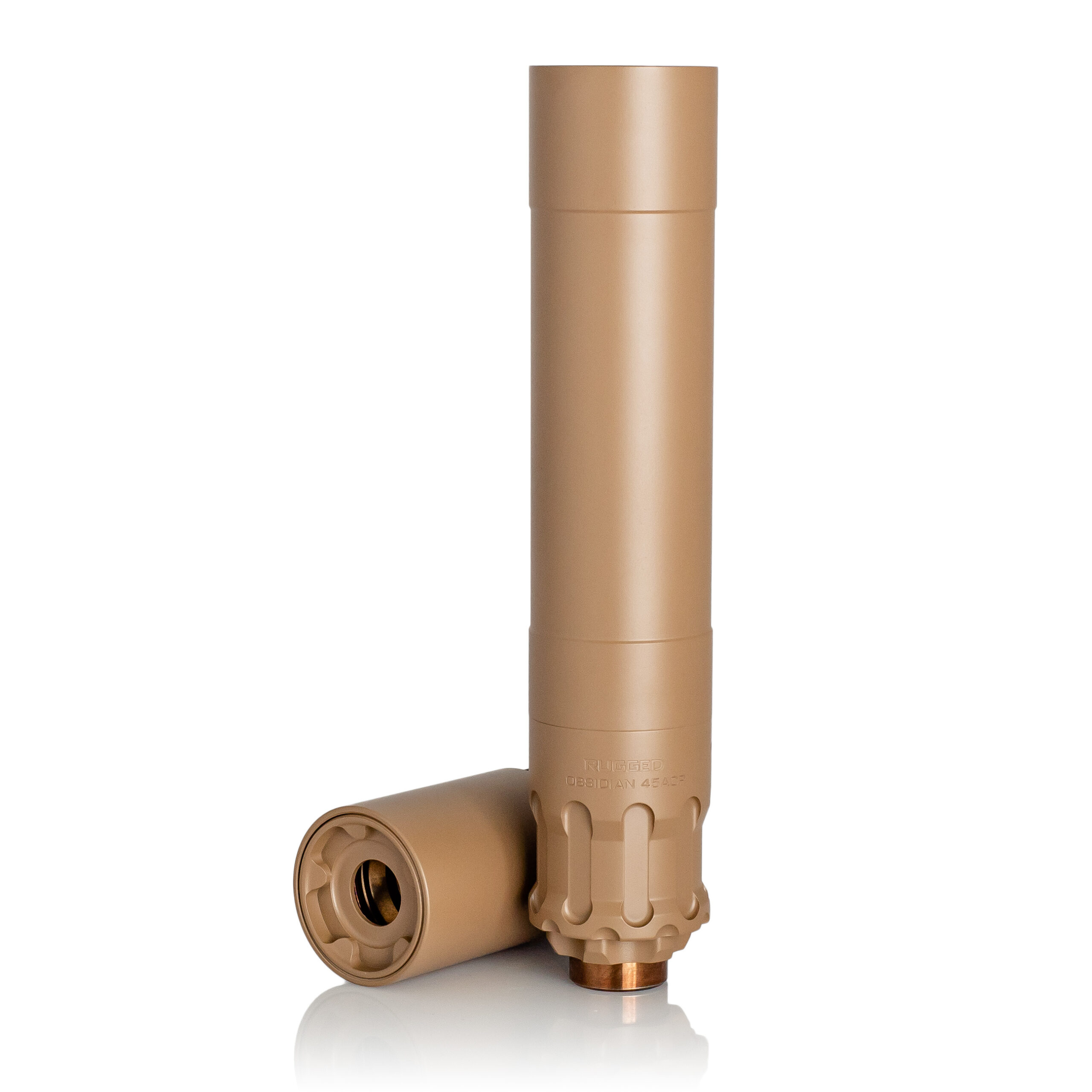 RUGGED SUPPRESSORS OBSIDIAN45 45ACP SILENCER FDE