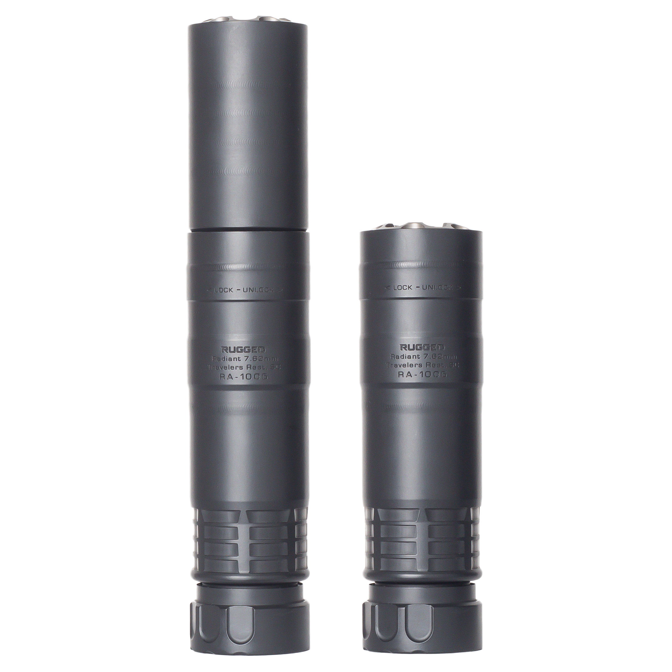 RUGGED SUPPRESSORS RADIANT762 7.62 SILENCER BLACK