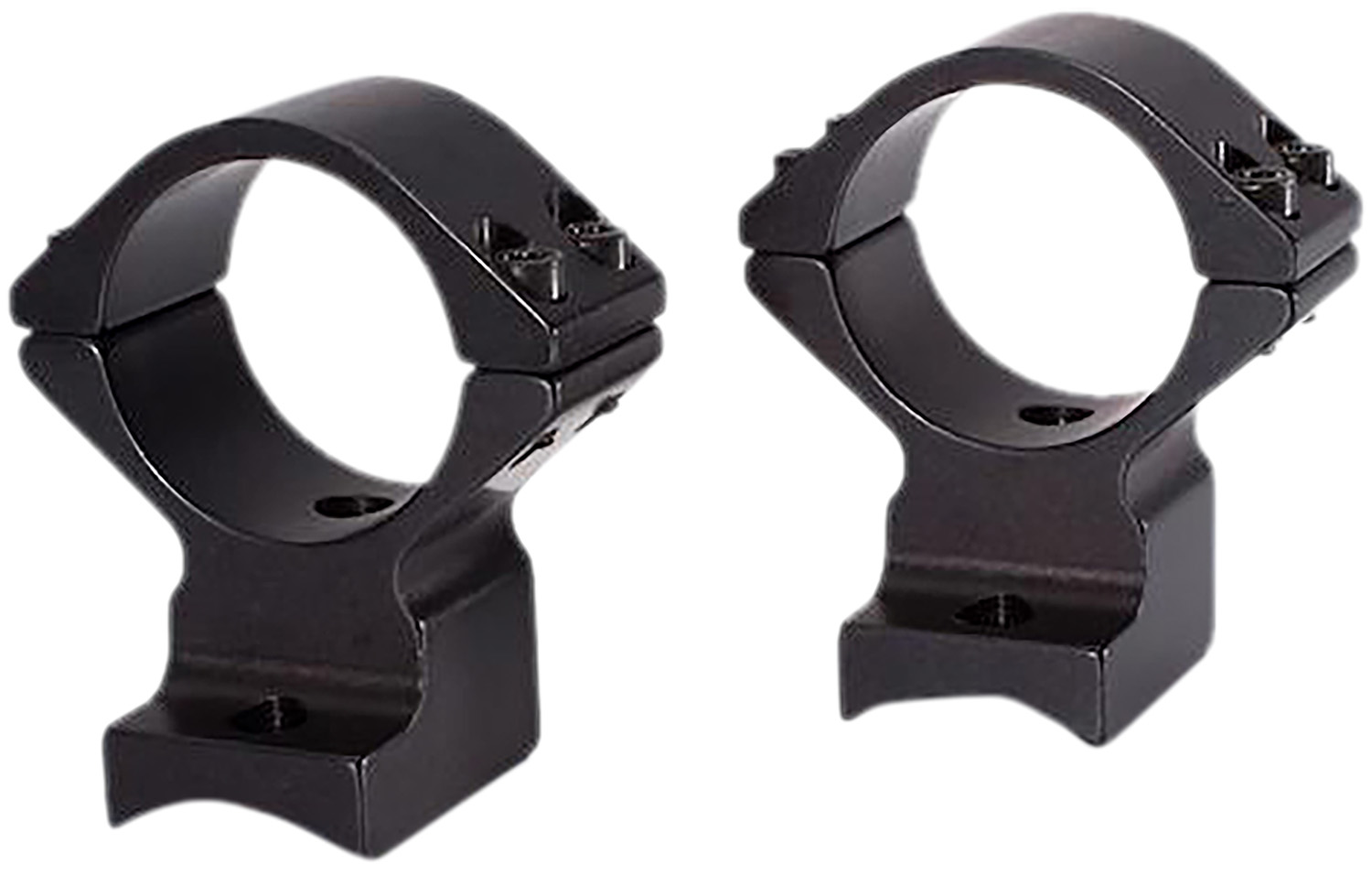 Talley 95X719 Scope Mount/Ring Combo Black Anodized Aluminum 1″ Tube, Savage (8-40) Round Receiver w/Accutrigger, High Rings