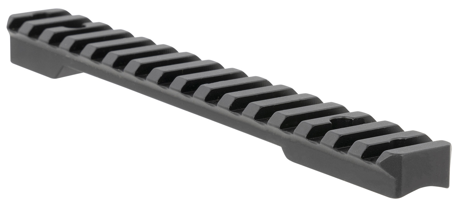 Talley PLM258763 Fierce Picatinny Rail  Black Anodized Long Action 20 MOA