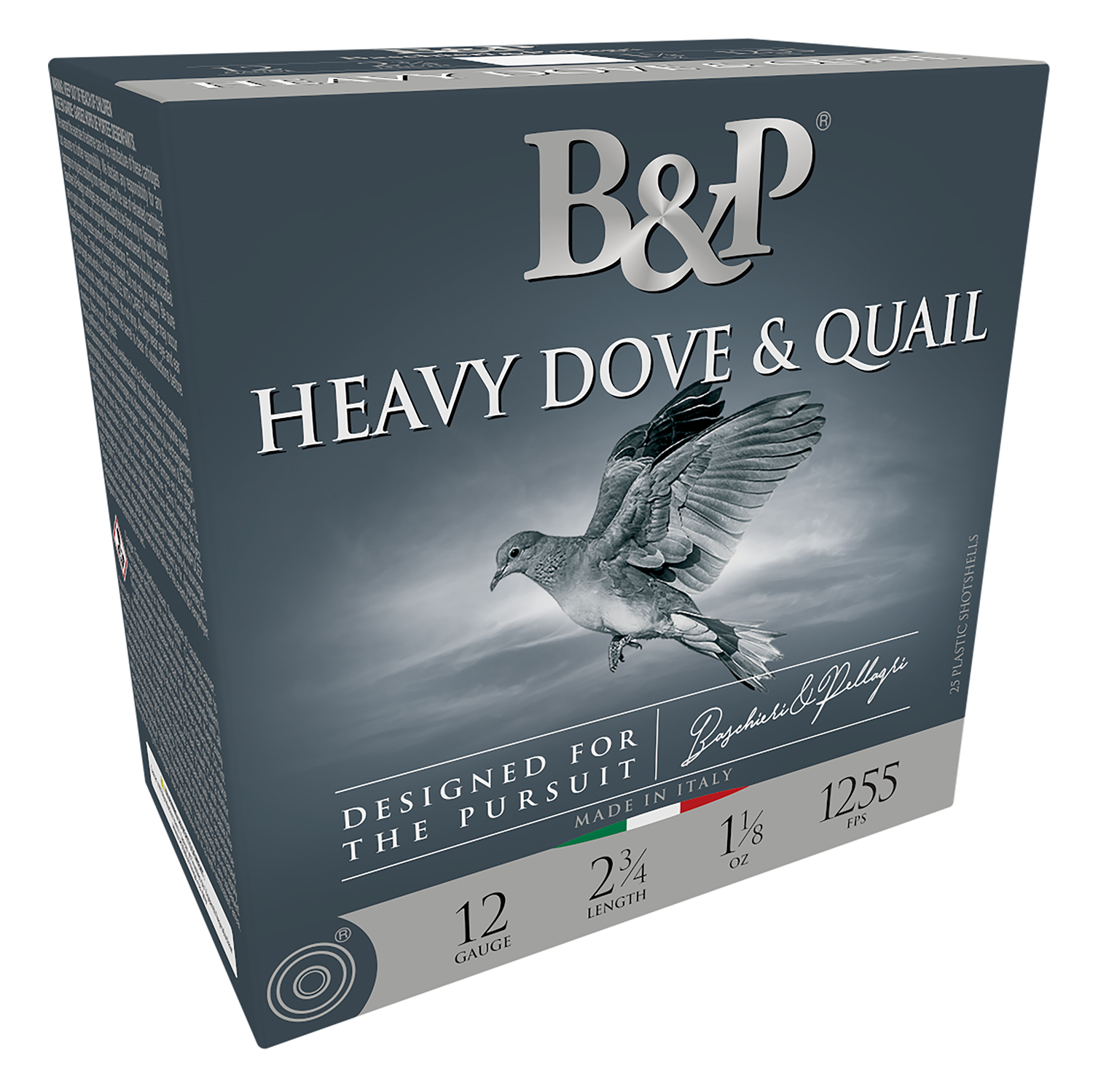 B&P 12B18D8 Heavy Dove & Quail 12Gauge 2.75″ 1 1/8oz 8Shot 25 Per Box/10 Case