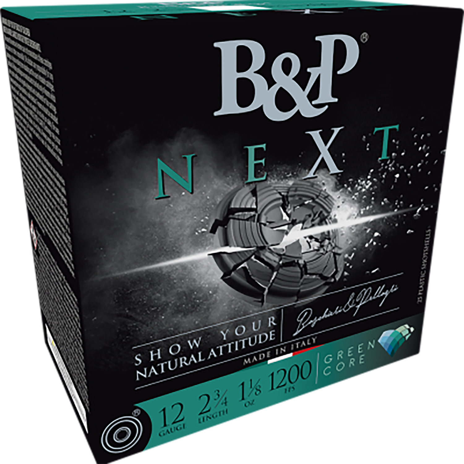 B&p Ammunition 12B18NX8 Next 12Gauge 2.75″ 1 1/8oz 8Shot 25 Per Box/10 Case