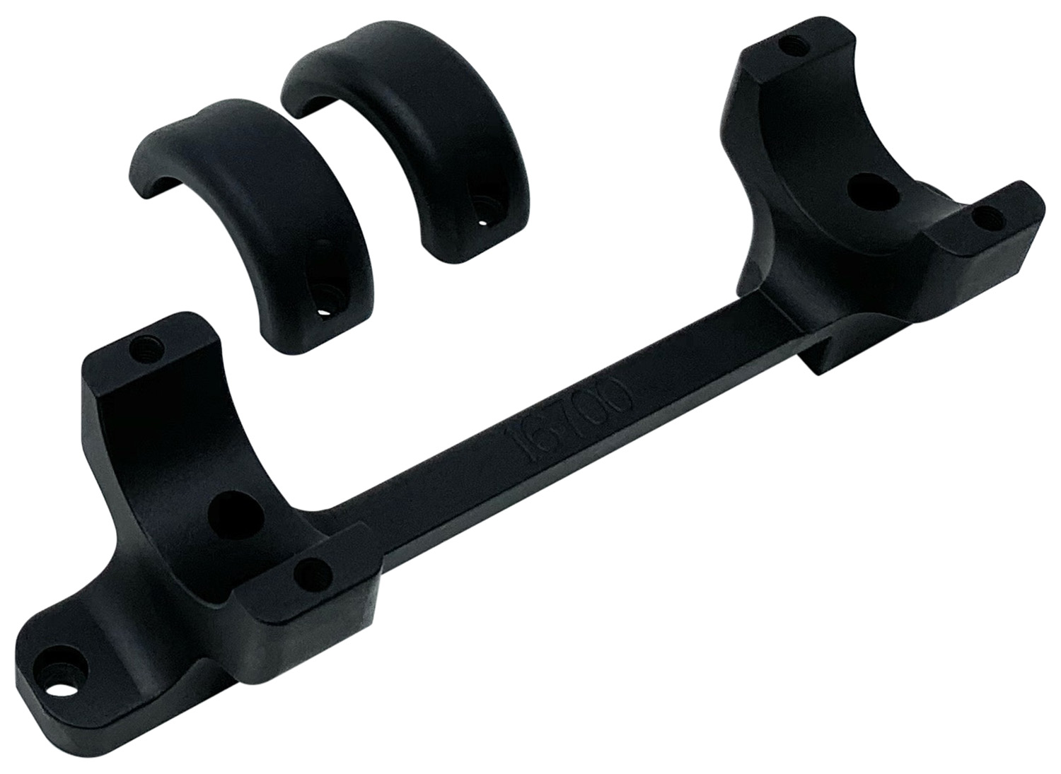 DNZ 16700 Game Reaper-Remington Scope Mount/Ring Combo Black 1″