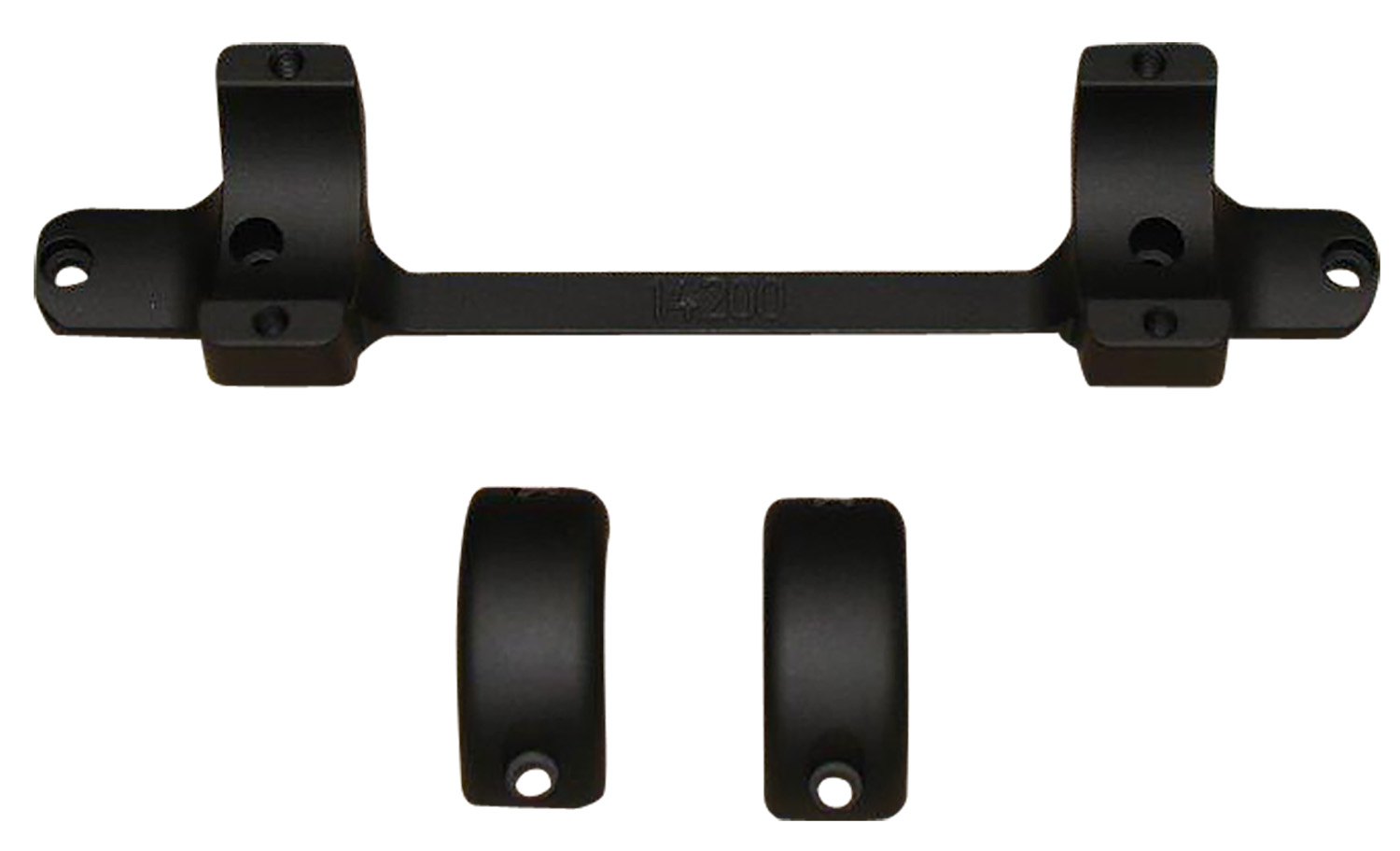 DNZ 18200 Game Reaper-Savage Scope Mount/Ring Combo Matte Black 1″