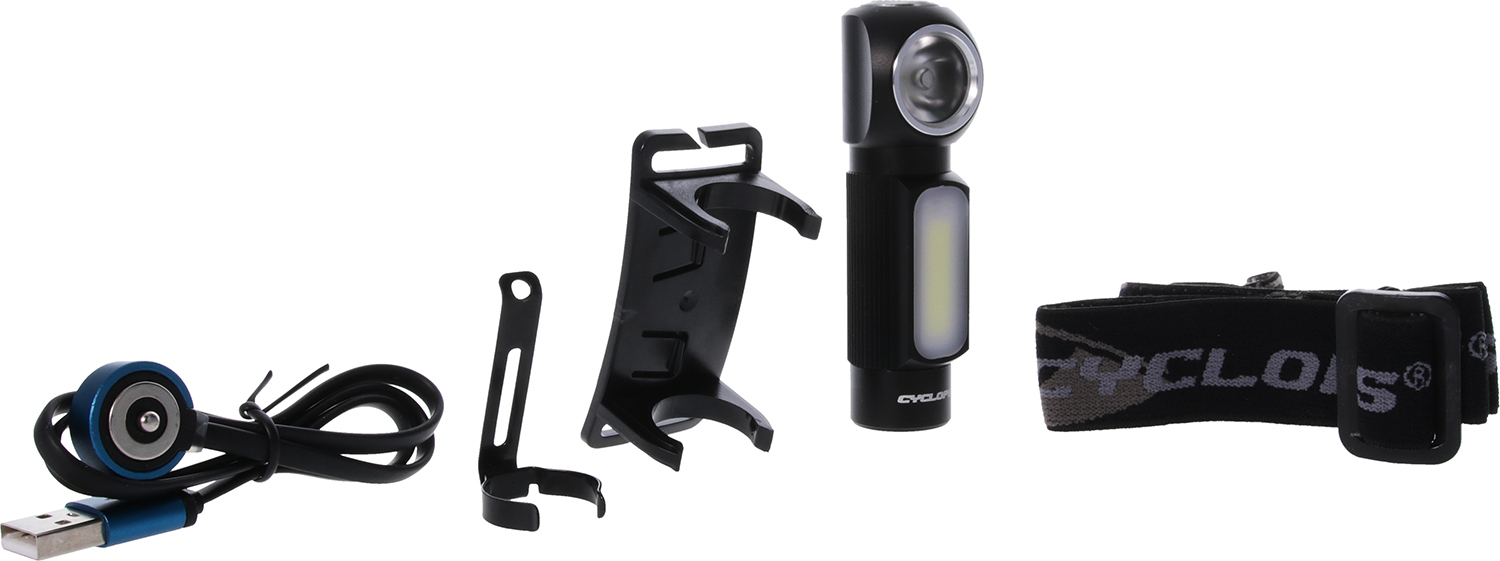 Cyclops CYC-HLH500 Hades Horizon 250/500 Lumens Red/White P9 LED Bulb Black Anodized 100 Meters Distance