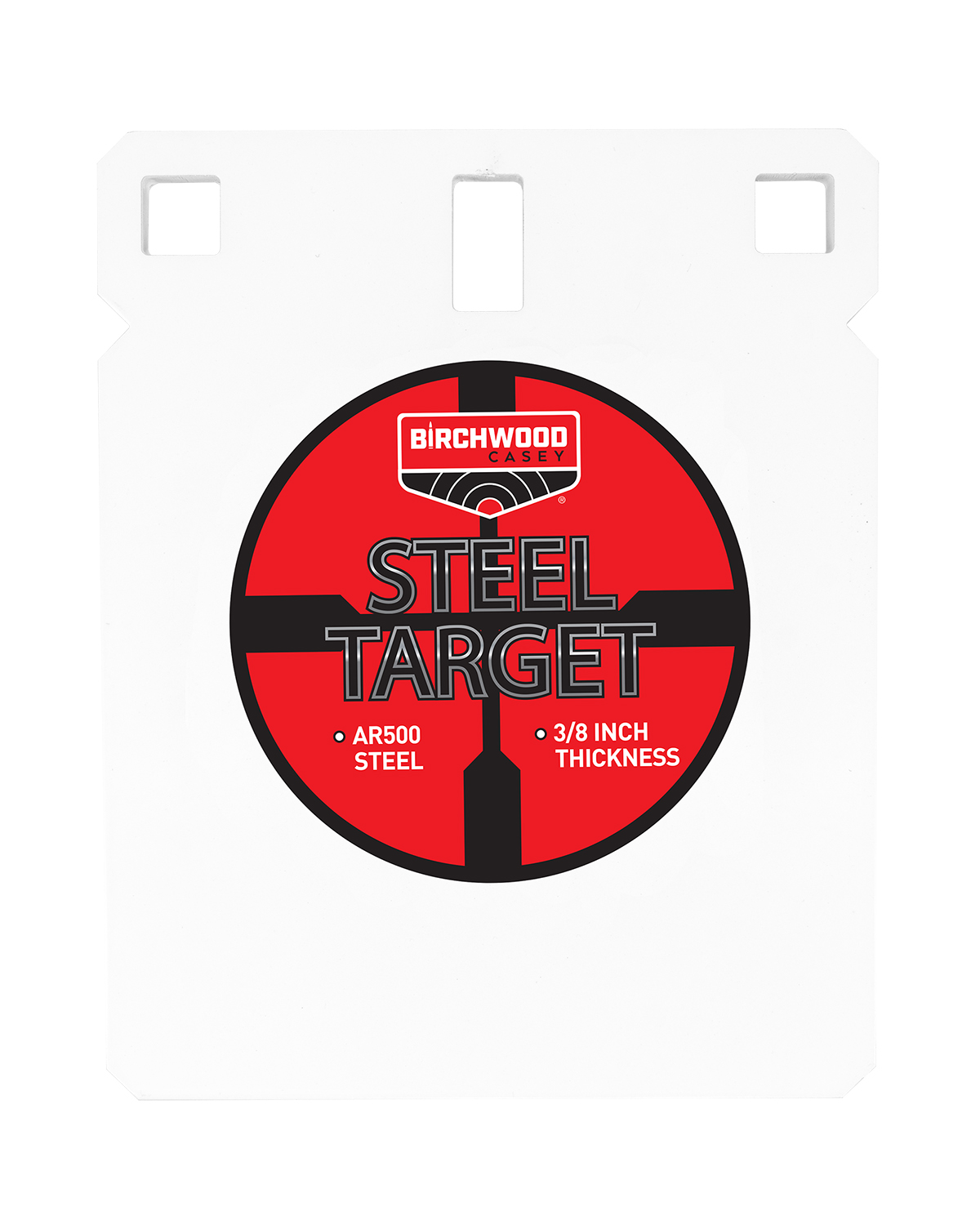 Birchwood Casey BC-SQR8-38 Centerfire Target 3/8″ AR500 Steel 8″ Square Gong