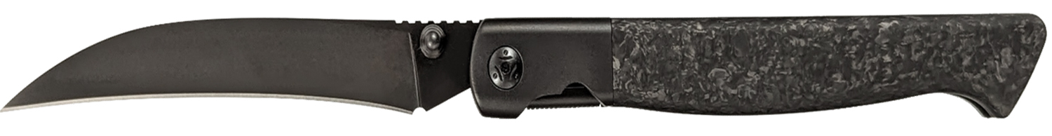 Cold Steel CSFL39SHB Spectre Hawksbill 3.80″ Folding Talon Point Plain Black Matte PVD CPM 20V SS Blade, Forged Carbon Fiber Handle