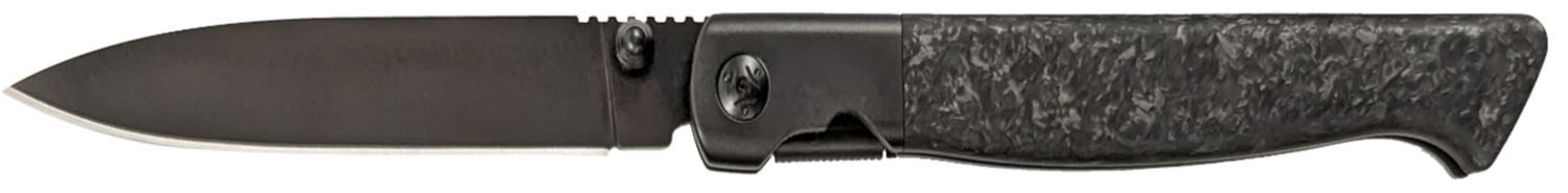 Cold Steel CSFL39SDP Spectre 3.80″ Folding Drop Point Plain Black Matte PVD CPM 20V SS Blade, Forged Carbon Fiber Handle