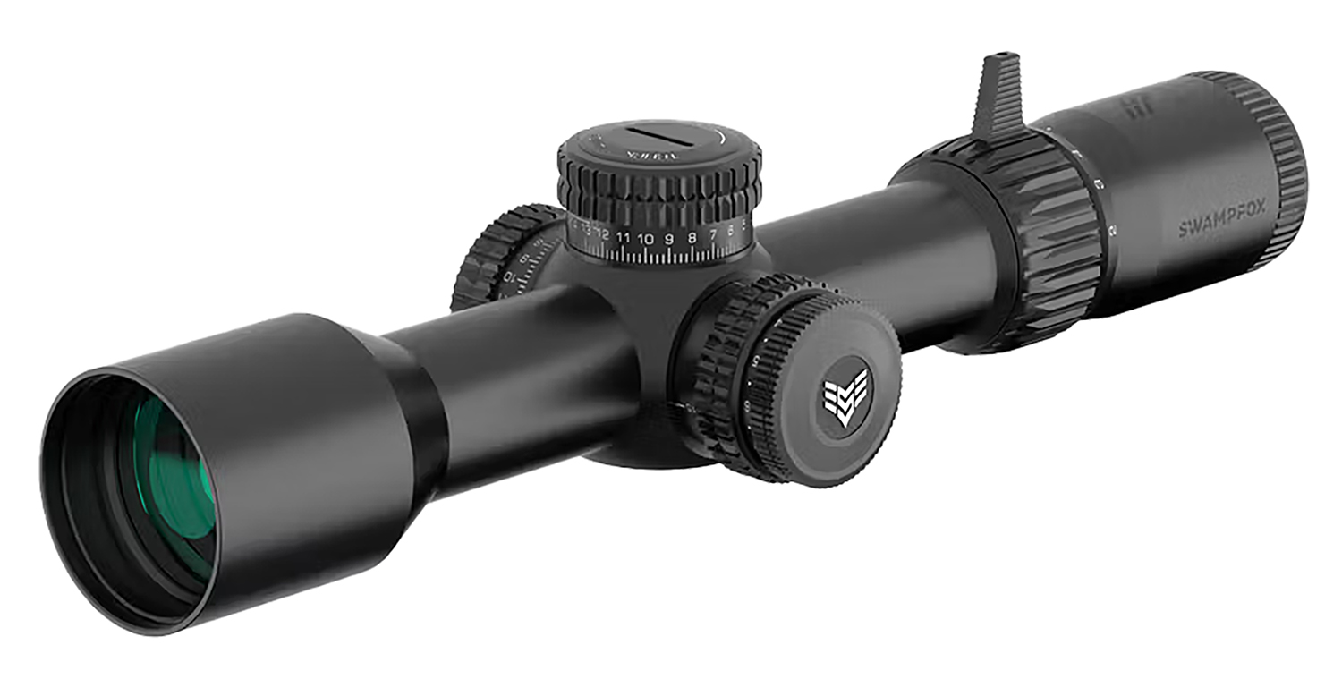 Swampfox Optics TWK525563L Warhawk  Black 5-25x56mm 34mm Tube Sharpshooter MIL Reticle