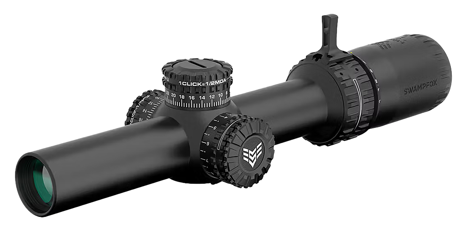 Swampfox Optics ARH11024GL Arrowhead Black 1-10x24mm 30mm Tube Guerrilla Dot MIL Green Reticle