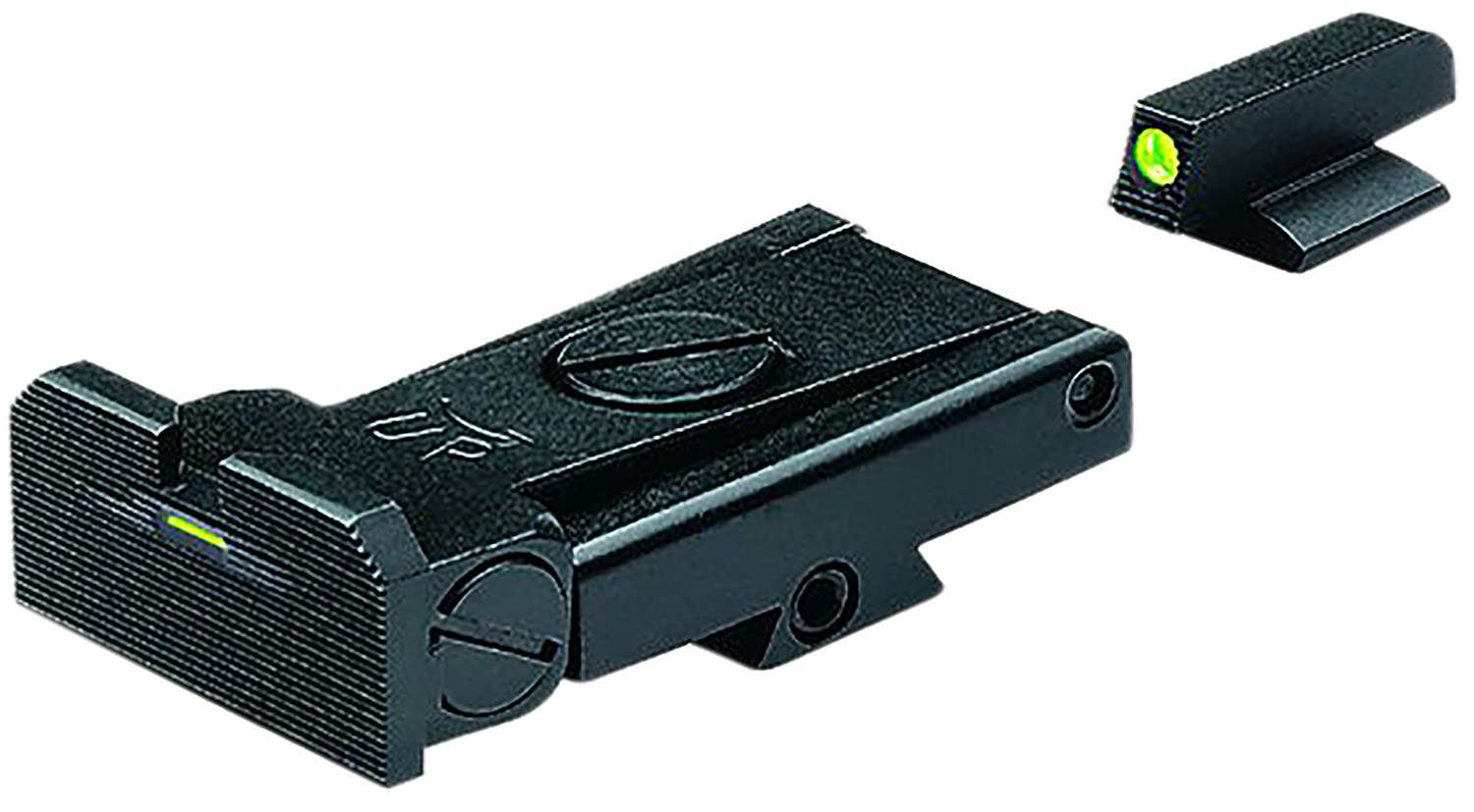 Kimber Mfg.,inc ML21210 1911 Adjustable Night Sight Set Green/Tritium Black Outline Front Sight-Green/Tritium Bar Black Outline Rear Sight