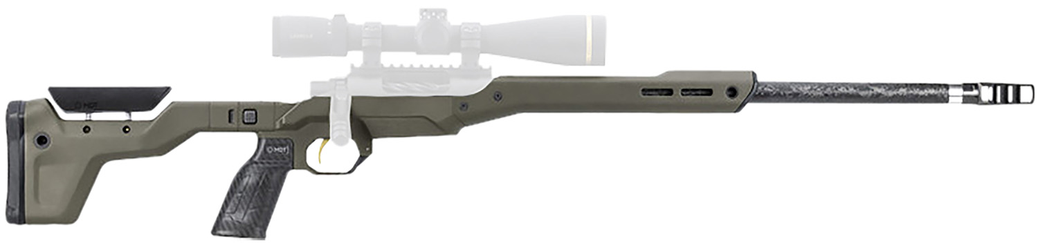 Mdt Sporting Goods Inc 107837CKG HNT26 Chassis System Cobalt Green Fits Howa 1500 SA/ Weatherby Vanguard Compatible w/ AICS Mags Short Action Standard