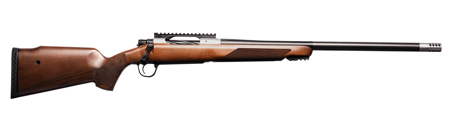 Christensen Arms 80106010100 Ridgeline Safari Plains Game Full Size 300 Win Mag 22″ Carbon Fiber Match Grade Threaded Barrel, Stainless Steel Drilled & Tapped Receiver, Picatinny Rail Forend, European