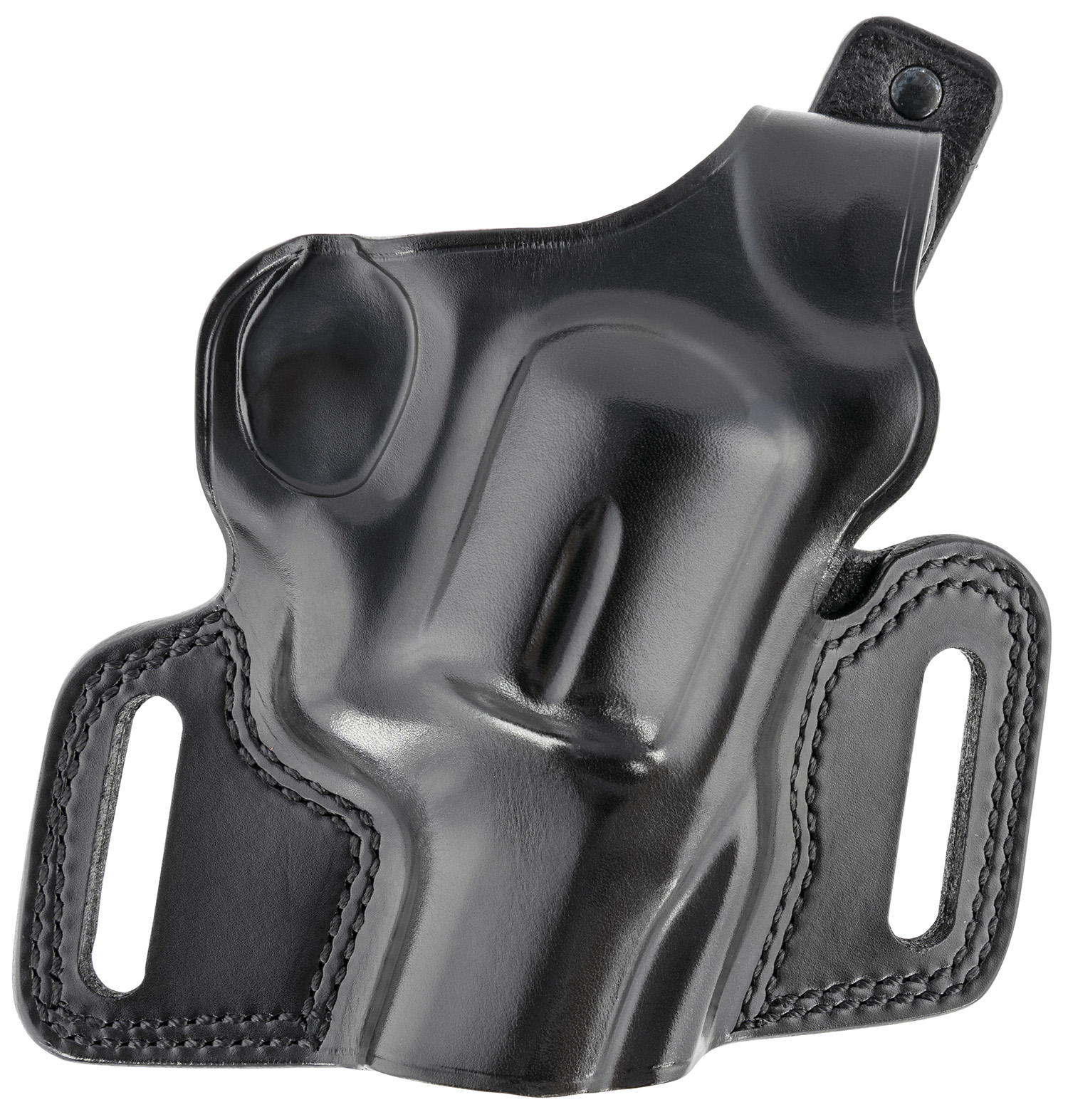 Galco SIL212B Silhouette OWB Black Leather, Fits 1911/3-5″ Barrel, Belt Slide Mount, Right Hand