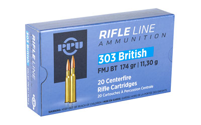 PPU 303 BRITISH FMJ 174GR 20/200