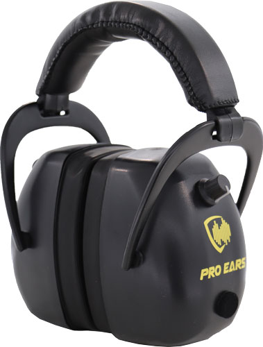 PRO EARS GOLD II 30 EAR MUFF – ELECTRONIC W/PADDED BASE BLK