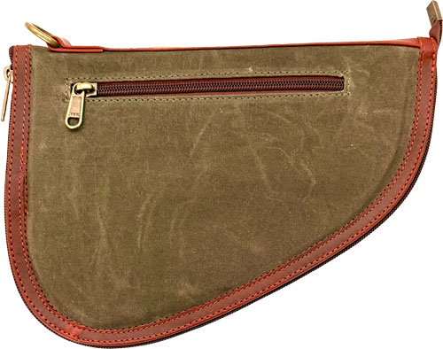 PALMETTO PISTOL CASE MEDIUM – WOODLAND WAXED CANVAS/BUFFALO