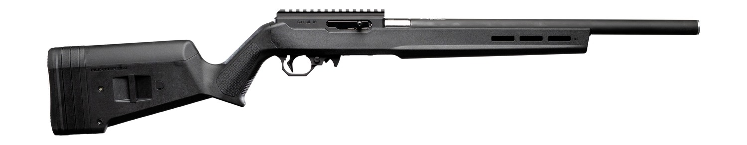 Angstadt Arms AAVV22SM0R Vanquish Superlite 22 LR 10+1 18.50″ Black Match Grade Ported Barrel, Black Hardcoat Anodize Aluminum Receiver w/Picatinny Rail, Black Magpul X-22 Hunter Synthetic Stock