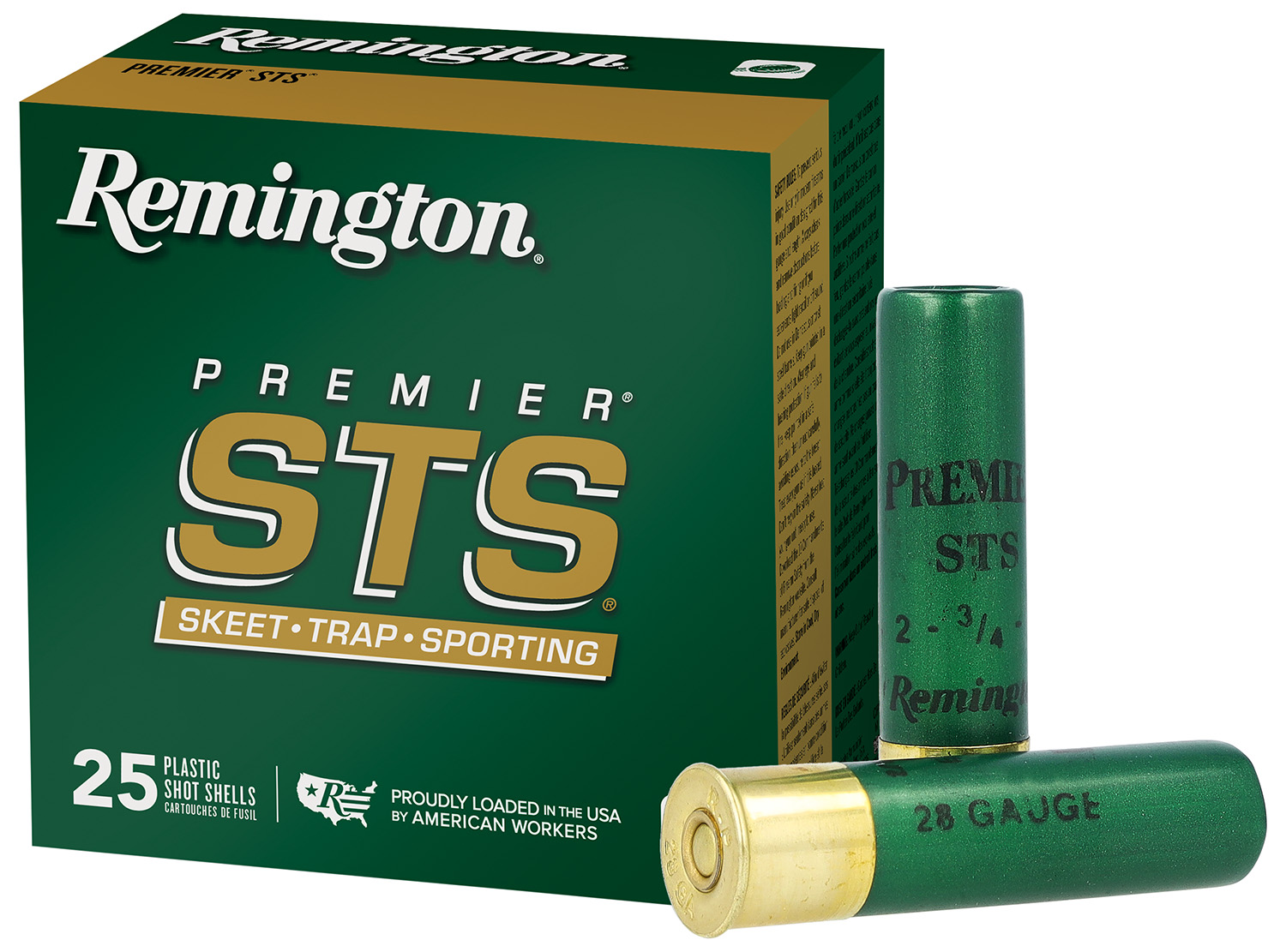 Remington Ammunition 28053 Premier STS 28 Gauge 2.75″ 3/4 oz 9 Shot 25 Per Box/ 10 Cs