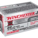 WINCHESTER SUPER-X 22WMR 40GR – FMJ 1910FPS 50RD 40BX/CS